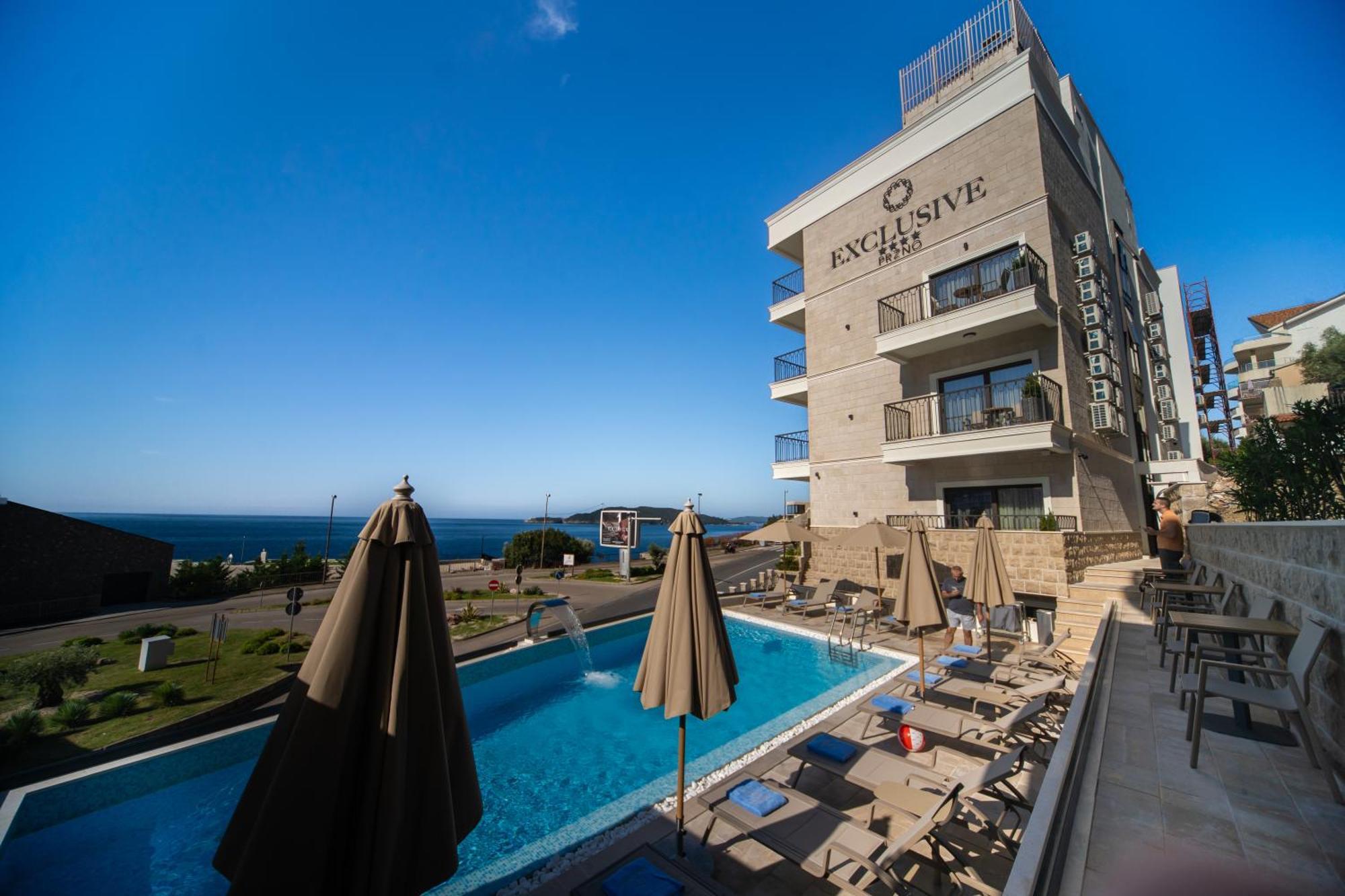 Exclusive Hotel Budva Bagian luar foto
