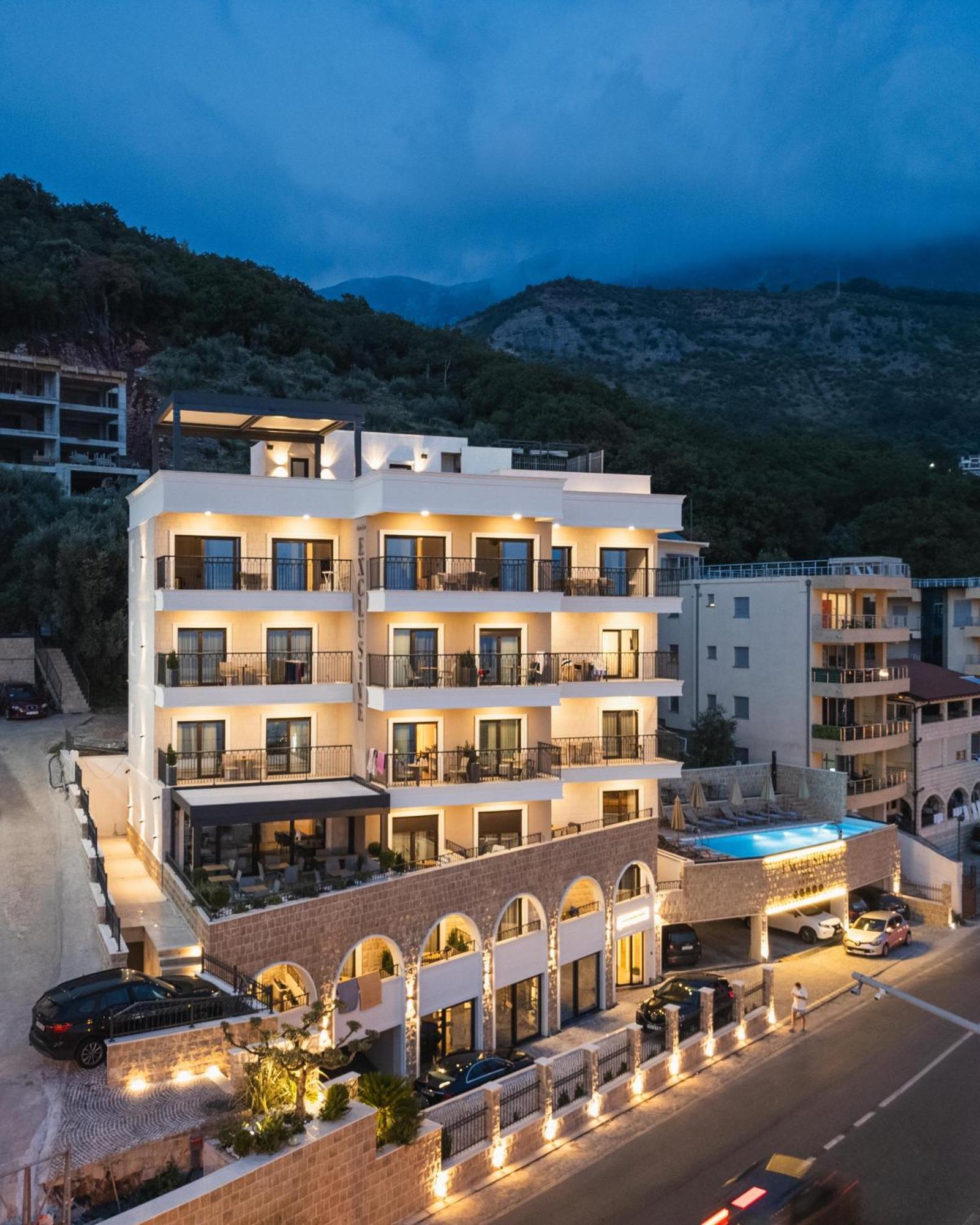 Exclusive Hotel Budva Bagian luar foto